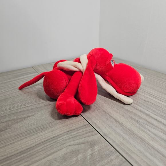 Commonwealth Red Dog Plush blood hound basset love valentines droopy vintage - Picture 5 of 9